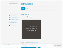 Tablet Screenshot of kitchabichin.wordpress.com