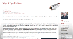 Desktop Screenshot of nigelridpath.wordpress.com