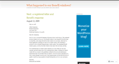 Desktop Screenshot of bonelliwindows.wordpress.com