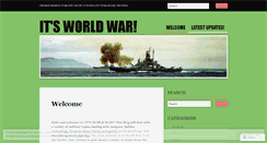 Desktop Screenshot of itsworldwar.wordpress.com