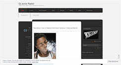 Desktop Screenshot of djjunior.wordpress.com