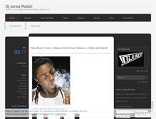 Tablet Screenshot of djjunior.wordpress.com