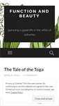 Mobile Screenshot of functionandbeauty.wordpress.com