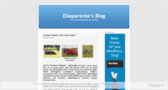 Desktop Screenshot of elleparente.wordpress.com