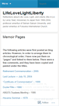 Mobile Screenshot of lifelovelightliberty.wordpress.com