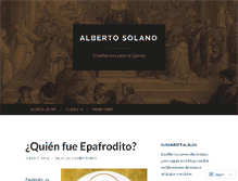 Tablet Screenshot of albsolano.wordpress.com