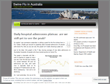 Tablet Screenshot of ozswineflu.wordpress.com