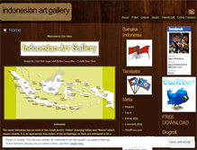 Tablet Screenshot of indonesiangallery.wordpress.com