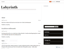 Tablet Screenshot of labyrinthsoul.wordpress.com