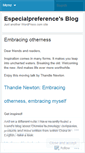Mobile Screenshot of especialpreference.wordpress.com
