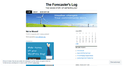 Desktop Screenshot of forecasterslog.wordpress.com