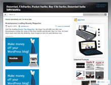 Tablet Screenshot of datawind.wordpress.com