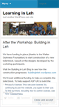 Mobile Screenshot of learninginleh.wordpress.com