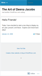 Mobile Screenshot of deenajacobs.wordpress.com