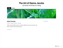 Tablet Screenshot of deenajacobs.wordpress.com