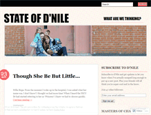 Tablet Screenshot of dnile.wordpress.com