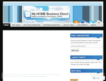 Tablet Screenshot of myhomebusinessdirect.wordpress.com