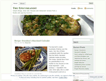 Tablet Screenshot of gourmetrecipes.wordpress.com