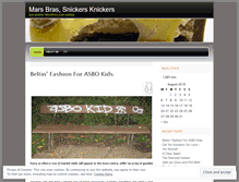 Tablet Screenshot of marsbrassnickersknickers.wordpress.com