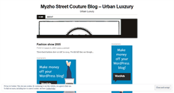 Desktop Screenshot of myzho.wordpress.com