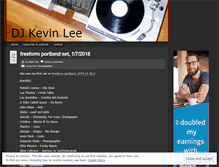 Tablet Screenshot of djkevinlee.wordpress.com