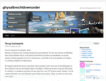Tablet Screenshot of ghysalbrechtdownunder.wordpress.com