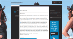 Desktop Screenshot of cowgirltuffcompany.wordpress.com