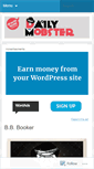 Mobile Screenshot of dailymobster.wordpress.com