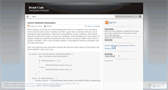Desktop Screenshot of droidcode.wordpress.com