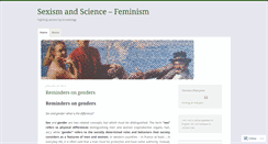 Desktop Screenshot of antisexism.wordpress.com