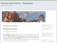 Tablet Screenshot of antisexism.wordpress.com