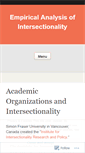 Mobile Screenshot of intersectionalityandmethodology.wordpress.com