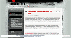 Desktop Screenshot of funkdoctorx.wordpress.com