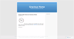 Desktop Screenshot of gracioushome.wordpress.com