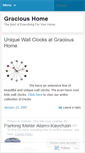 Mobile Screenshot of gracioushome.wordpress.com
