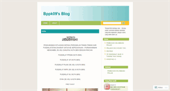 Desktop Screenshot of bppk09.wordpress.com