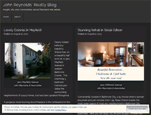 Tablet Screenshot of johnreynoldsrealty.wordpress.com