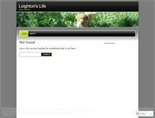 Tablet Screenshot of leightonbagby.wordpress.com