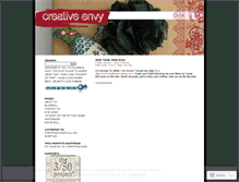 Tablet Screenshot of creativeenvy.wordpress.com