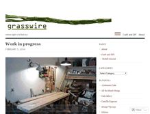 Tablet Screenshot of grasswire.wordpress.com