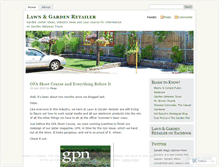 Tablet Screenshot of lawnandgardenretailer.wordpress.com