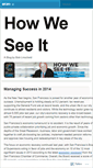 Mobile Screenshot of howweseeit.wordpress.com