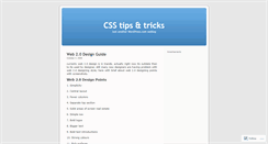 Desktop Screenshot of cssmaster.wordpress.com