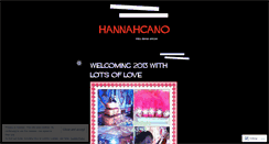 Desktop Screenshot of hannahcano.wordpress.com