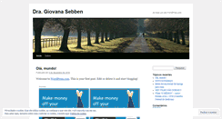 Desktop Screenshot of giovanasebben.wordpress.com