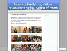 Tablet Screenshot of paediatricsnpmcn.wordpress.com