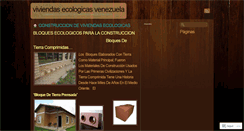 Desktop Screenshot of construccionesecologicas.wordpress.com