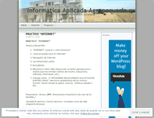 Tablet Screenshot of informaticaaplicadaagro.wordpress.com