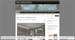 Desktop Screenshot of glasscentralcanberra.wordpress.com