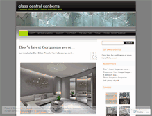 Tablet Screenshot of glasscentralcanberra.wordpress.com